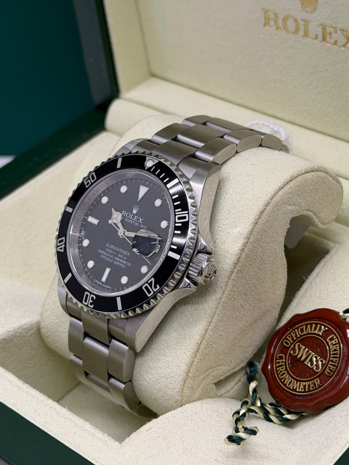 Rolex Submariner Date RRR Card - Never Polished - Top Condition Ref 16610 Year 2008