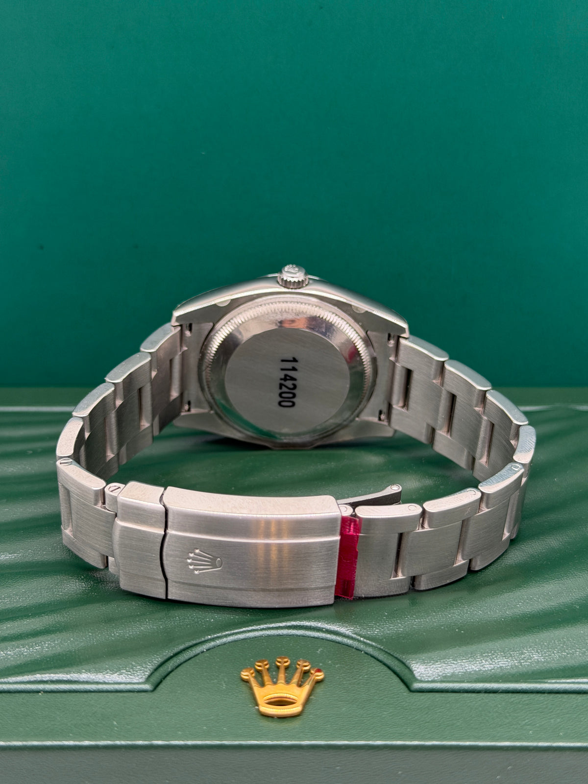 Rolex Oyster Perpetual Air King - White Roman Numerals Dial - Ref 114200 - NOS - Full Stickers - Year 2009