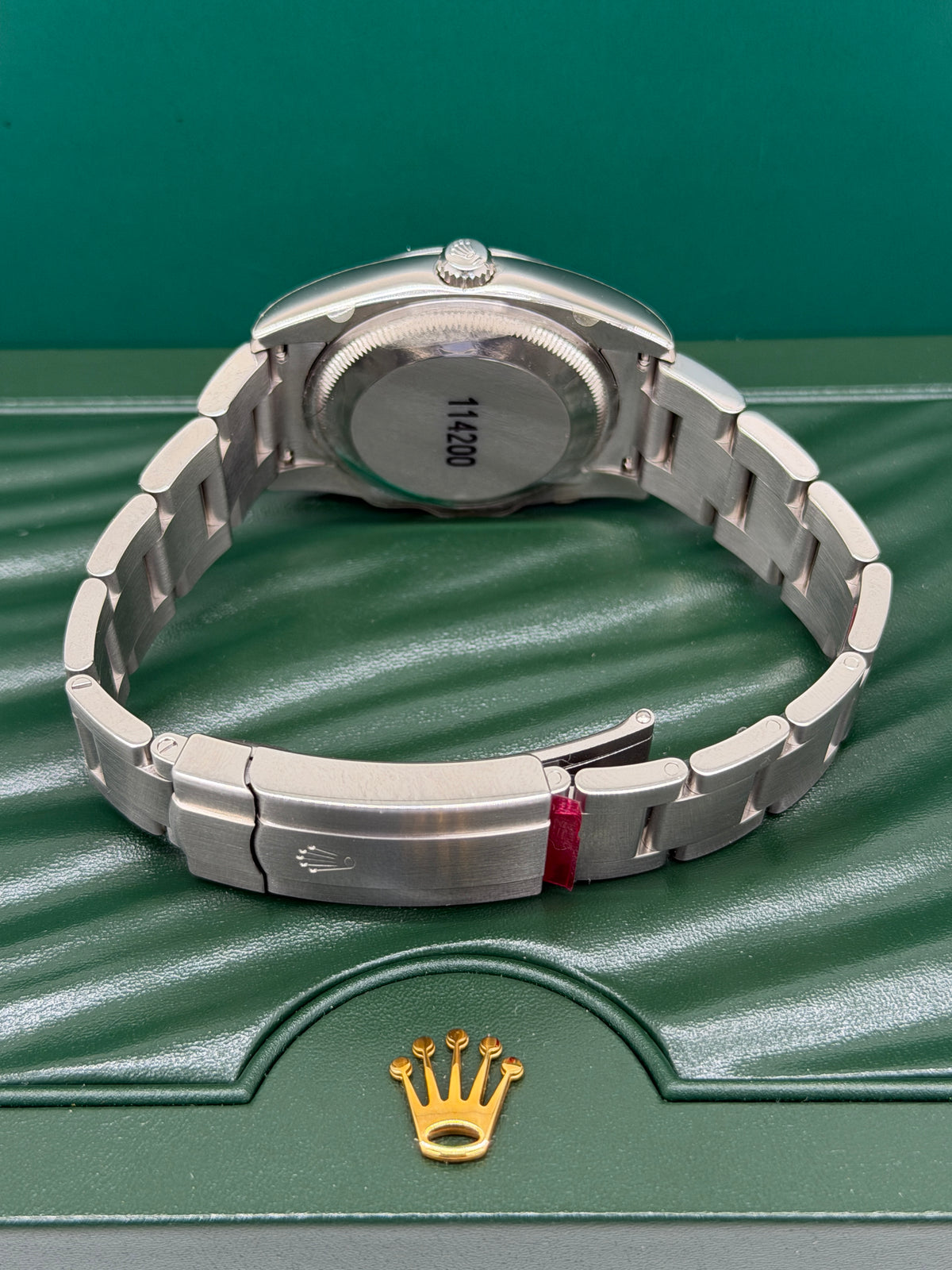 Rolex Oyster Perpetual Air King - White Roman Numerals Dial - Ref 114200 - NOS - Full Stickers - Year 2009