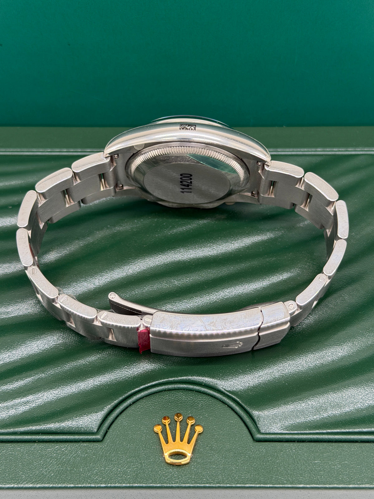 Rolex Oyster Perpetual Air King - White Roman Numerals Dial - Ref 114200 - NOS - Full Stickers - Year 2009