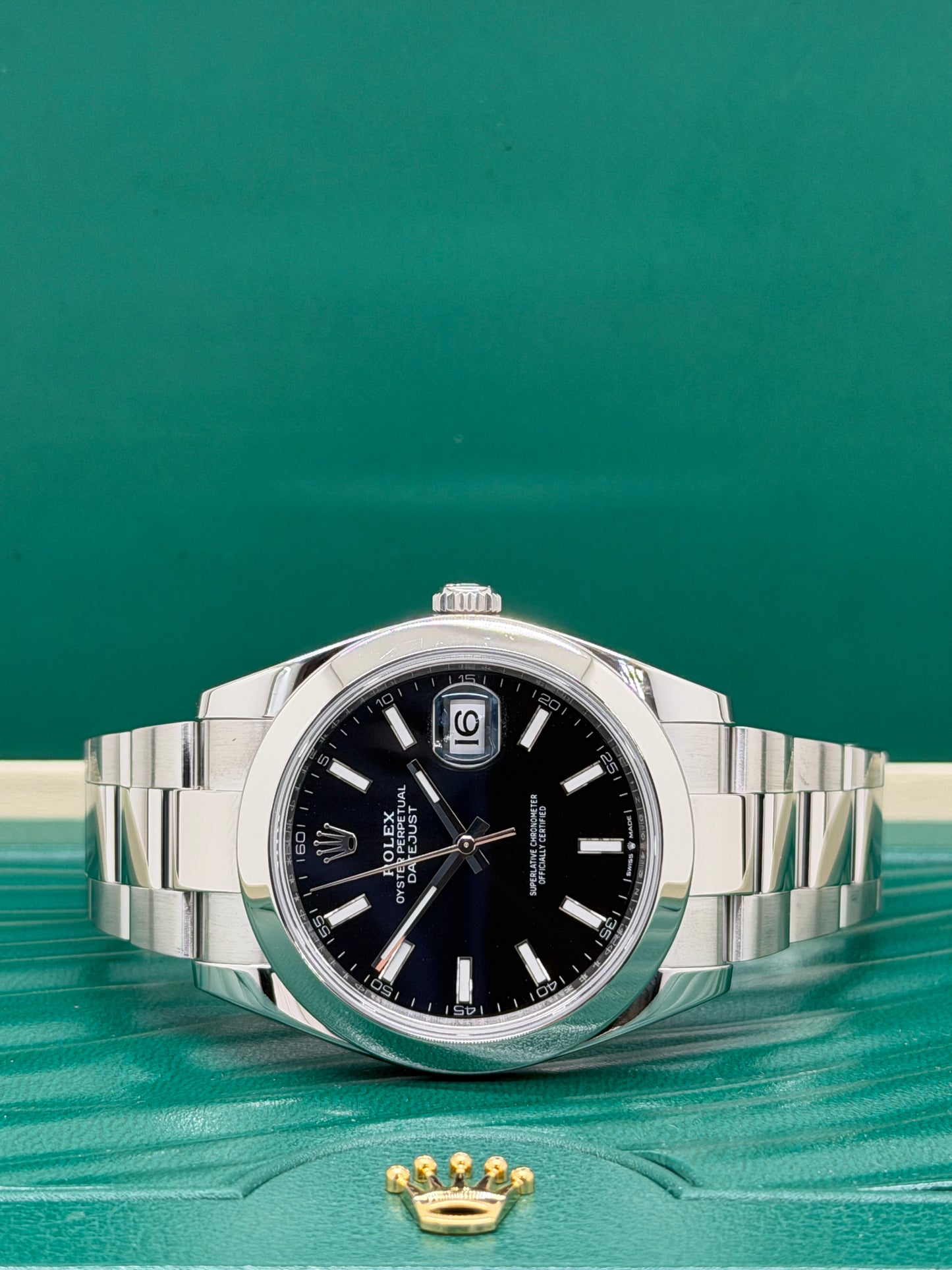 Rolex Datejust 41 Black Dial Ref 126300 - Year 2024