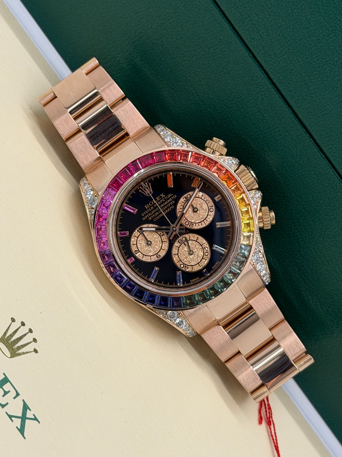 Rolex Daytona - Ref 116505 - Rainbow Custom - Year 2008