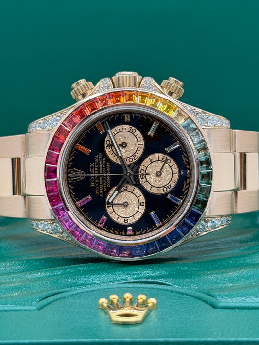 Rolex Daytona - Ref 116505 - Rainbow Custom - Year 2008