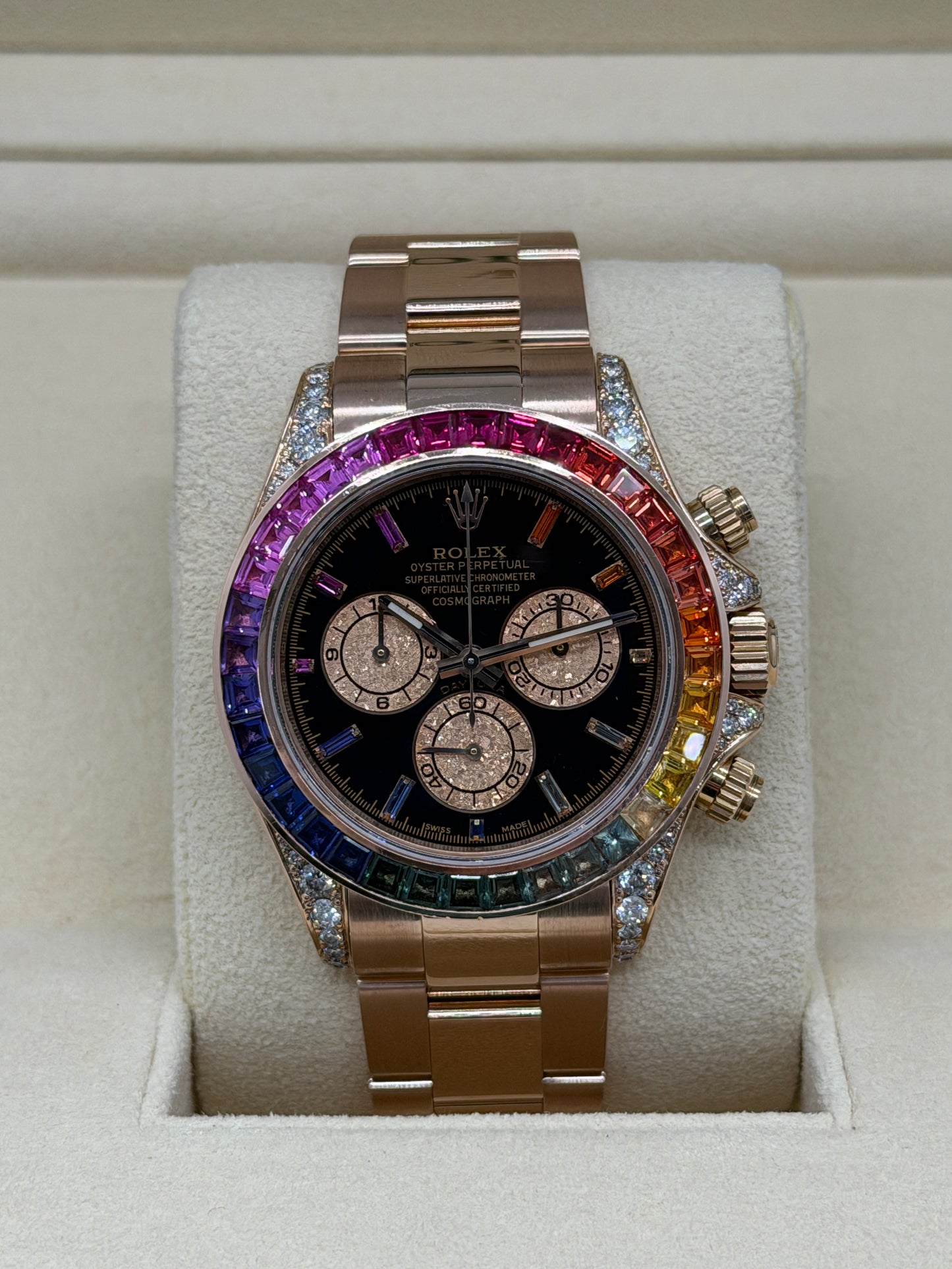 Rolex Daytona - Ref 116505 - Rainbow Custom - Year 2008