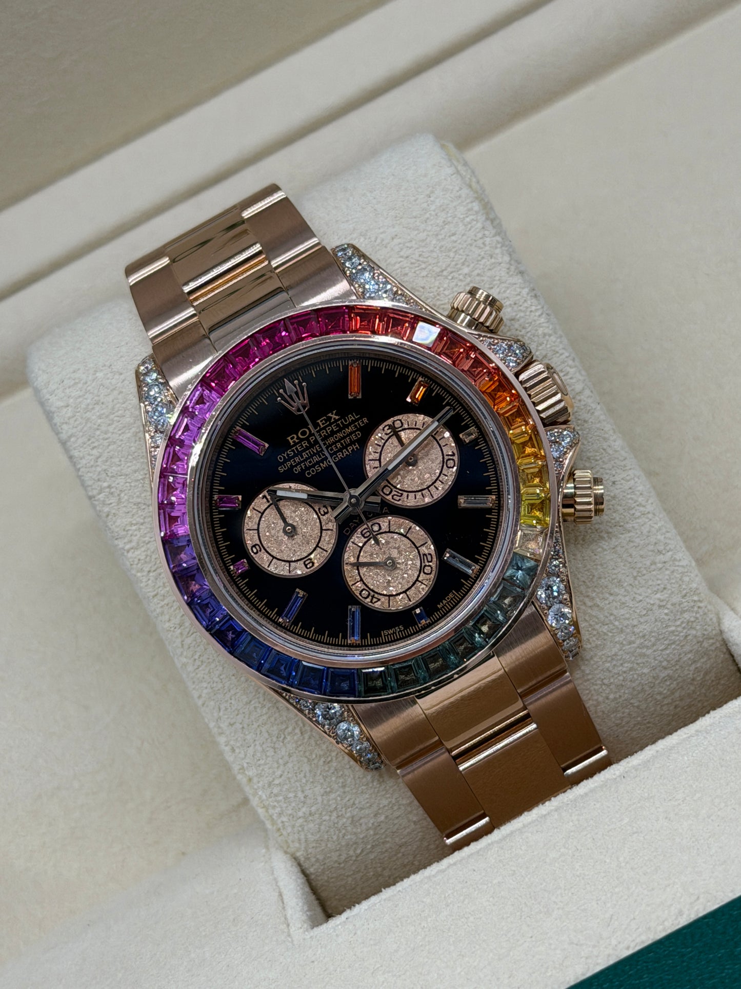 Rolex Daytona - Ref 116505 - Rainbow Custom - Year 2008
