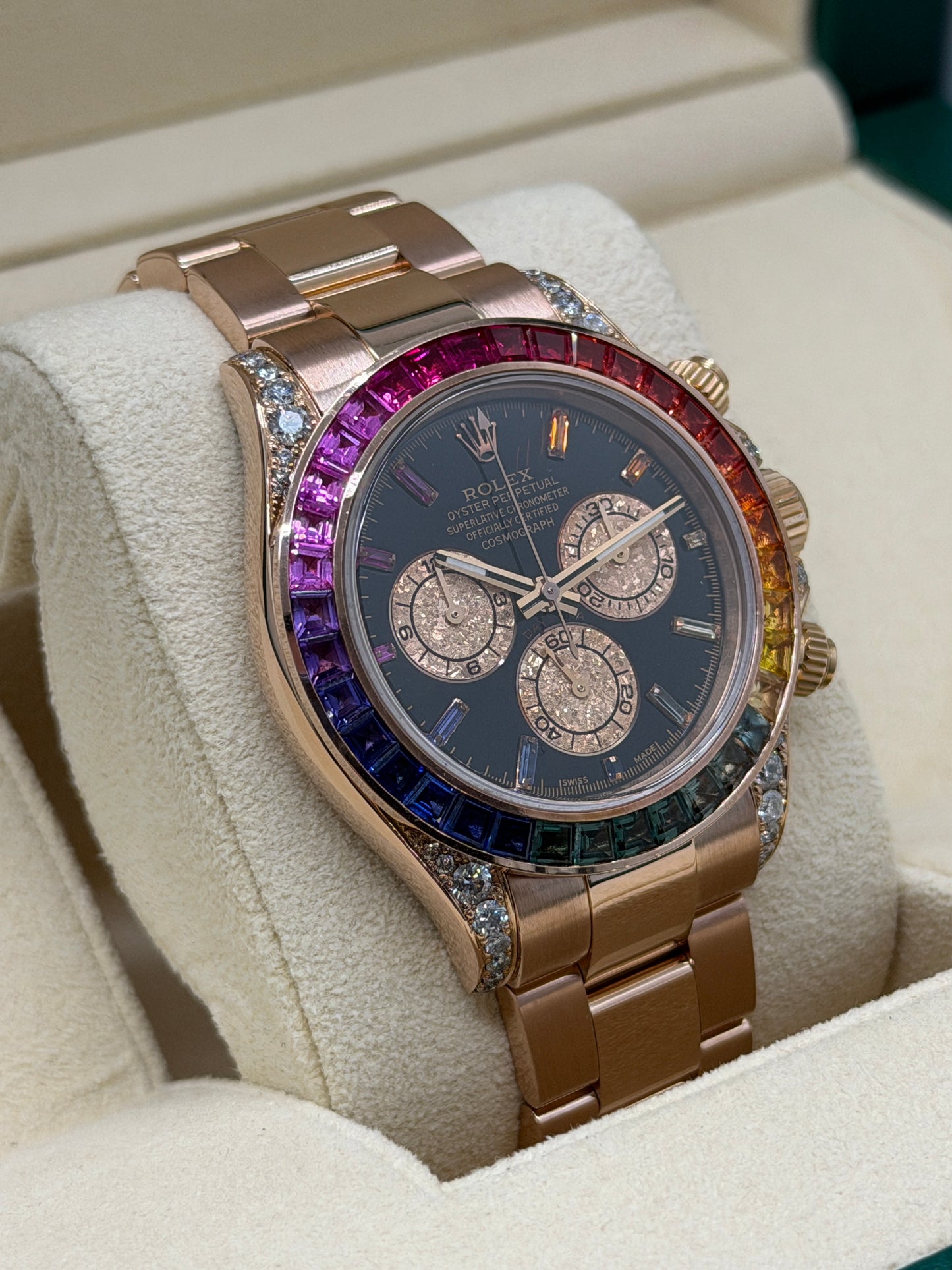 Rolex Daytona - Ref 116505 - Rainbow Custom - Year 2008