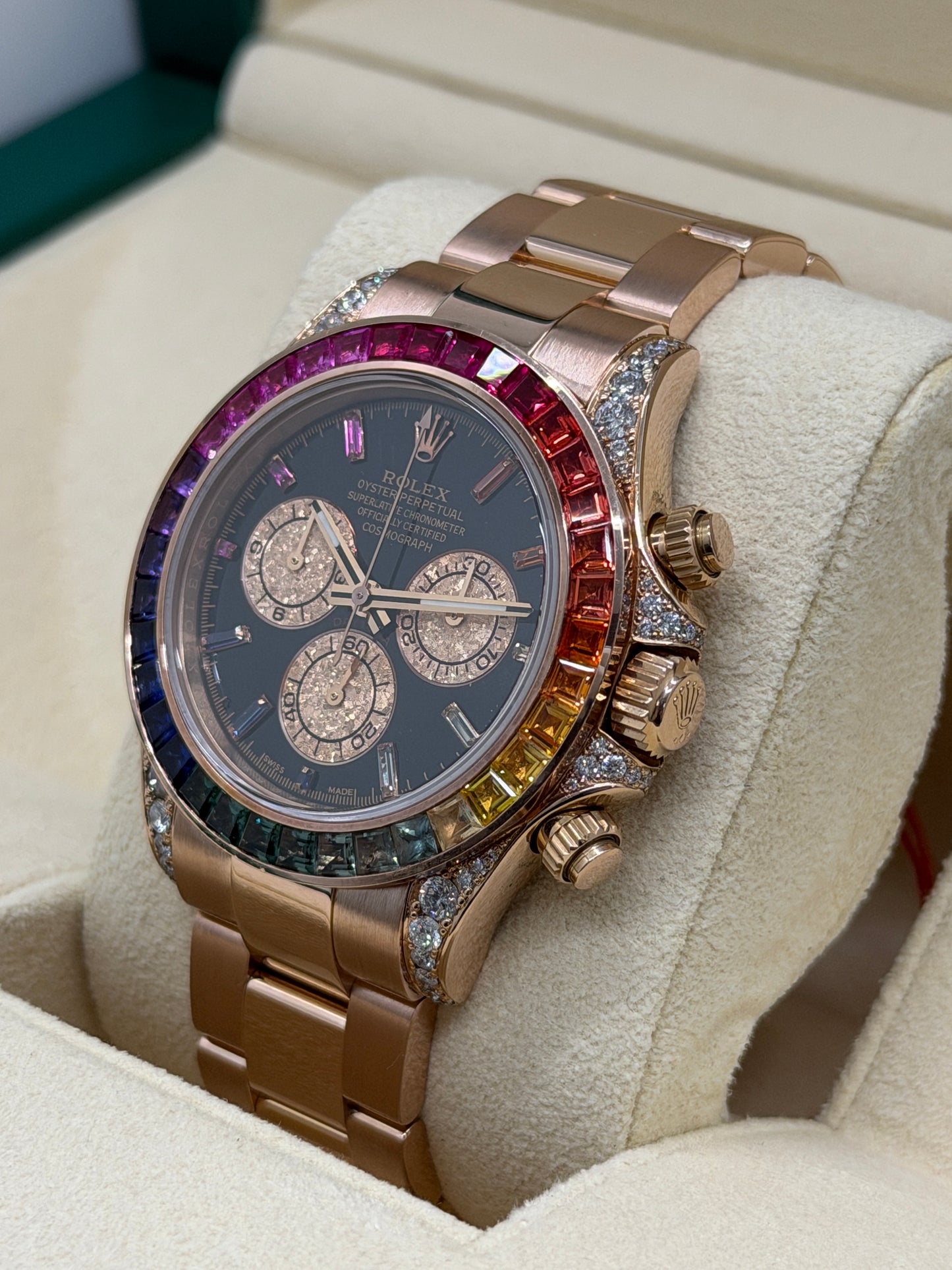 Rolex Daytona - Ref 116505 - Rainbow Custom - Year 2008