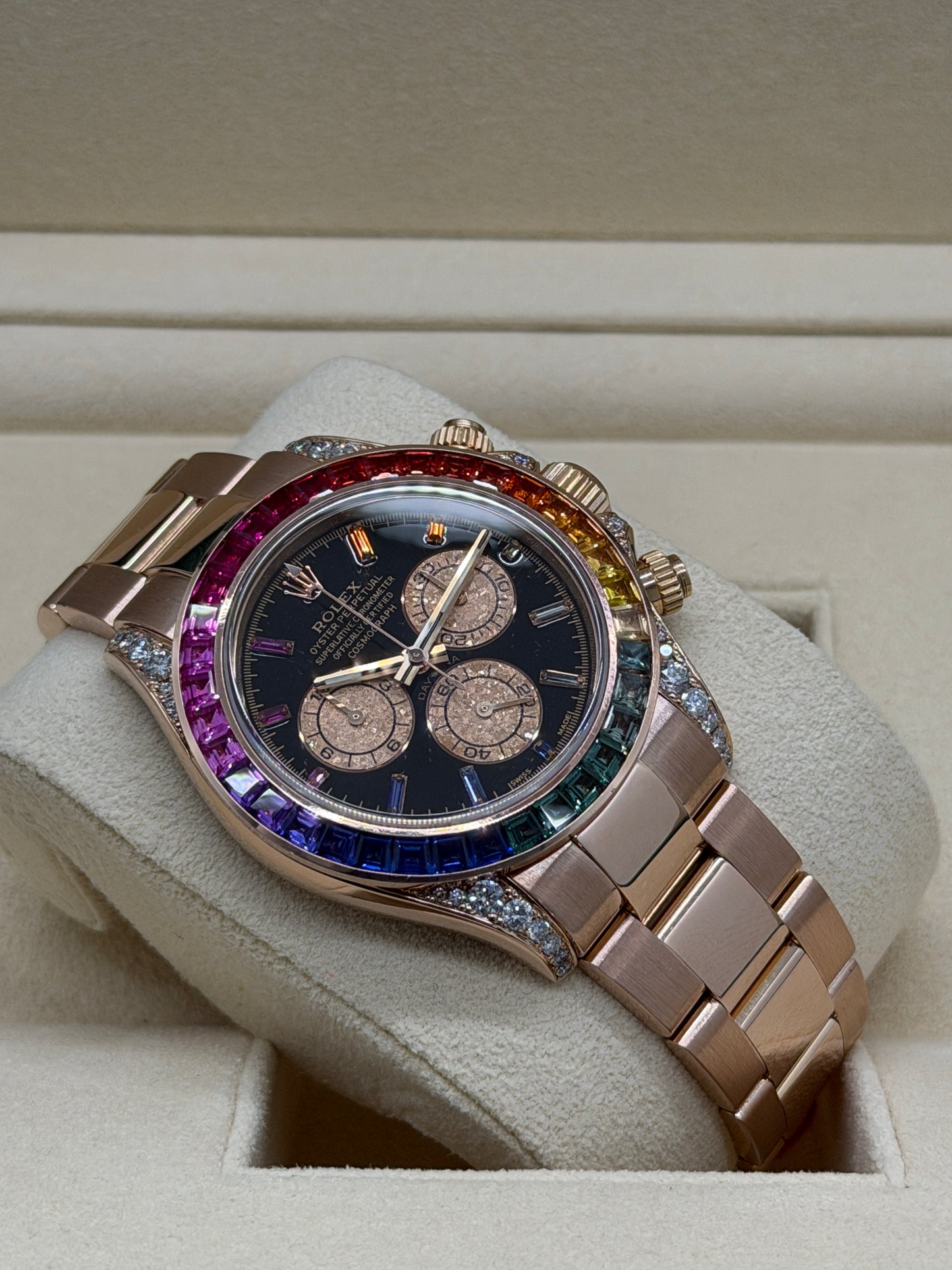 Rolex Daytona - Ref 116505 - Rainbow Custom - Year 2008