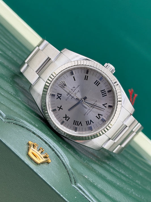 Rolex Air King 34 - Grey Dial Ref 114234 - Year 2007