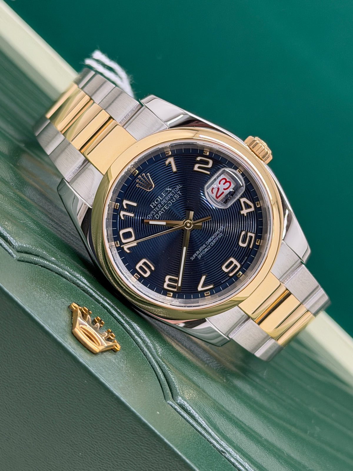 Rolex Datejust - Blue Dial - Ref 116203- Year 2008