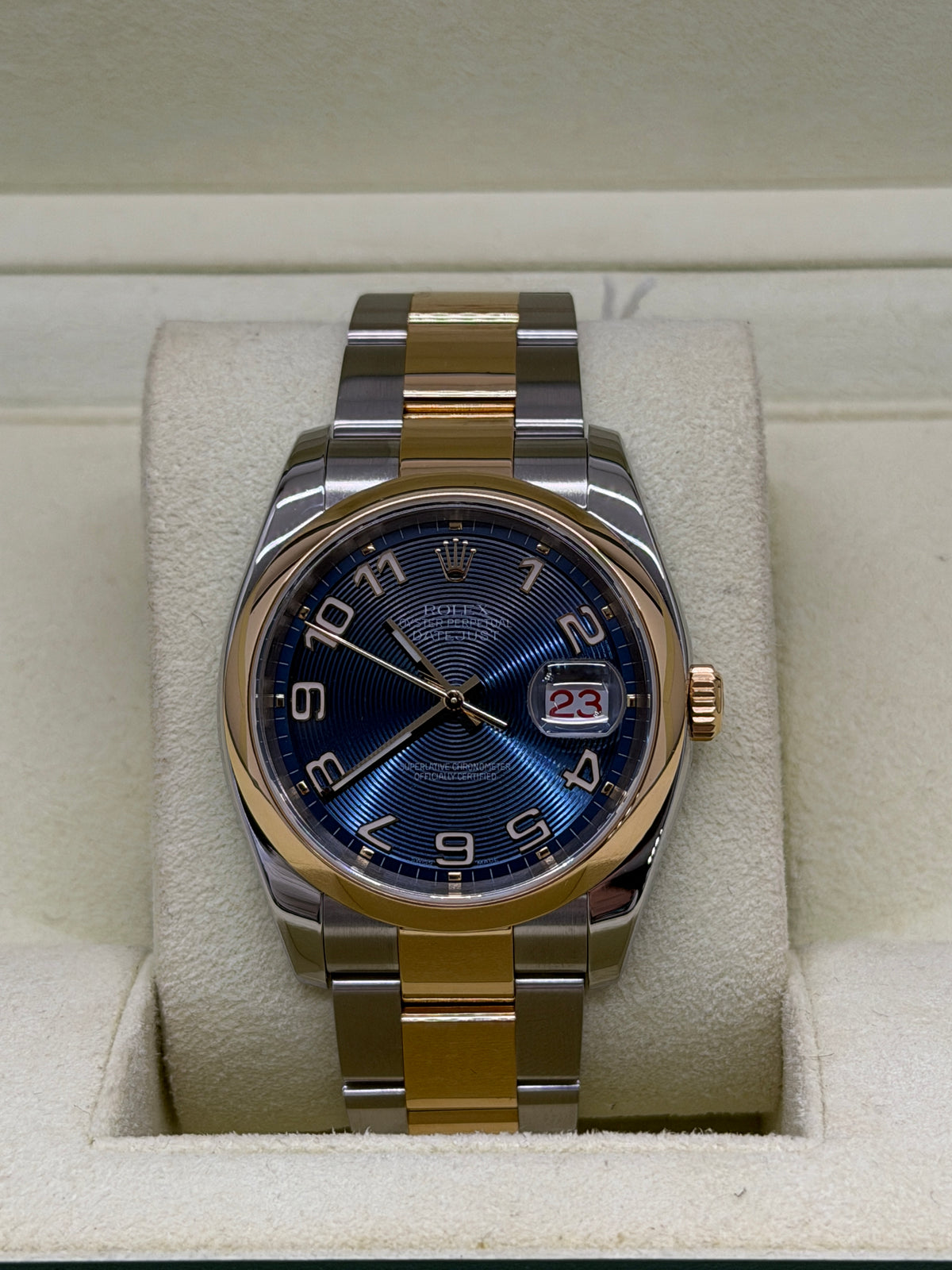 Rolex Datejust - Blue Dial - Ref 116203- Year 2008