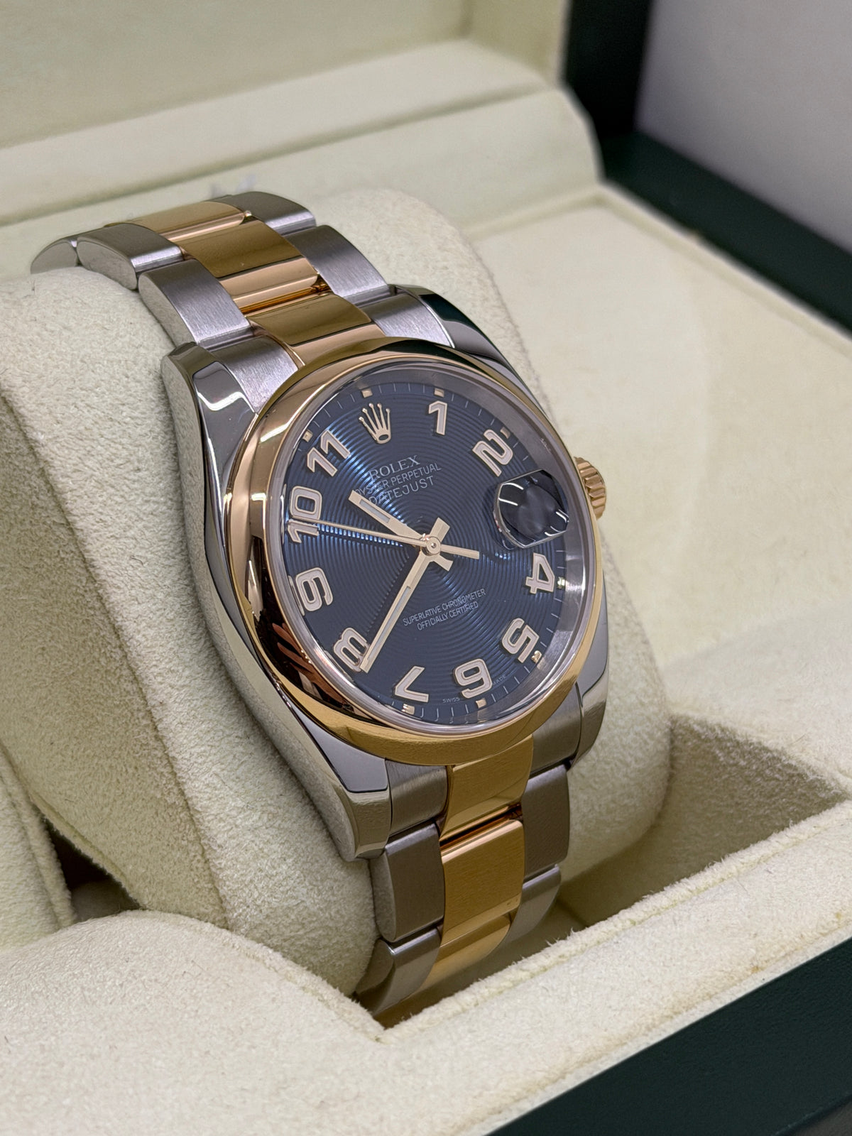 Rolex Datejust - Blue Dial - Ref 116203- Year 2008