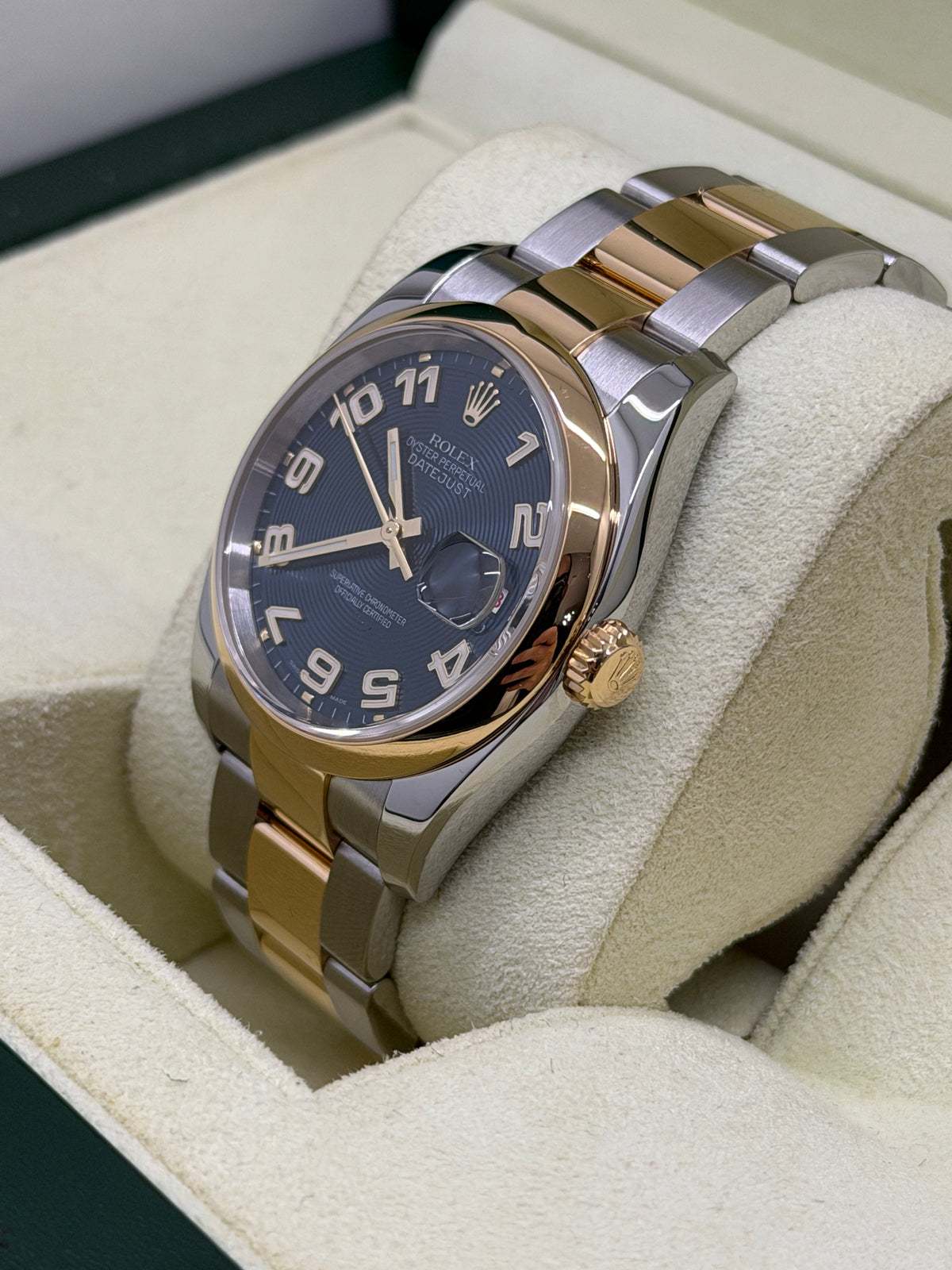 Rolex Datejust - Blue Dial - Ref 116203- Year 2008