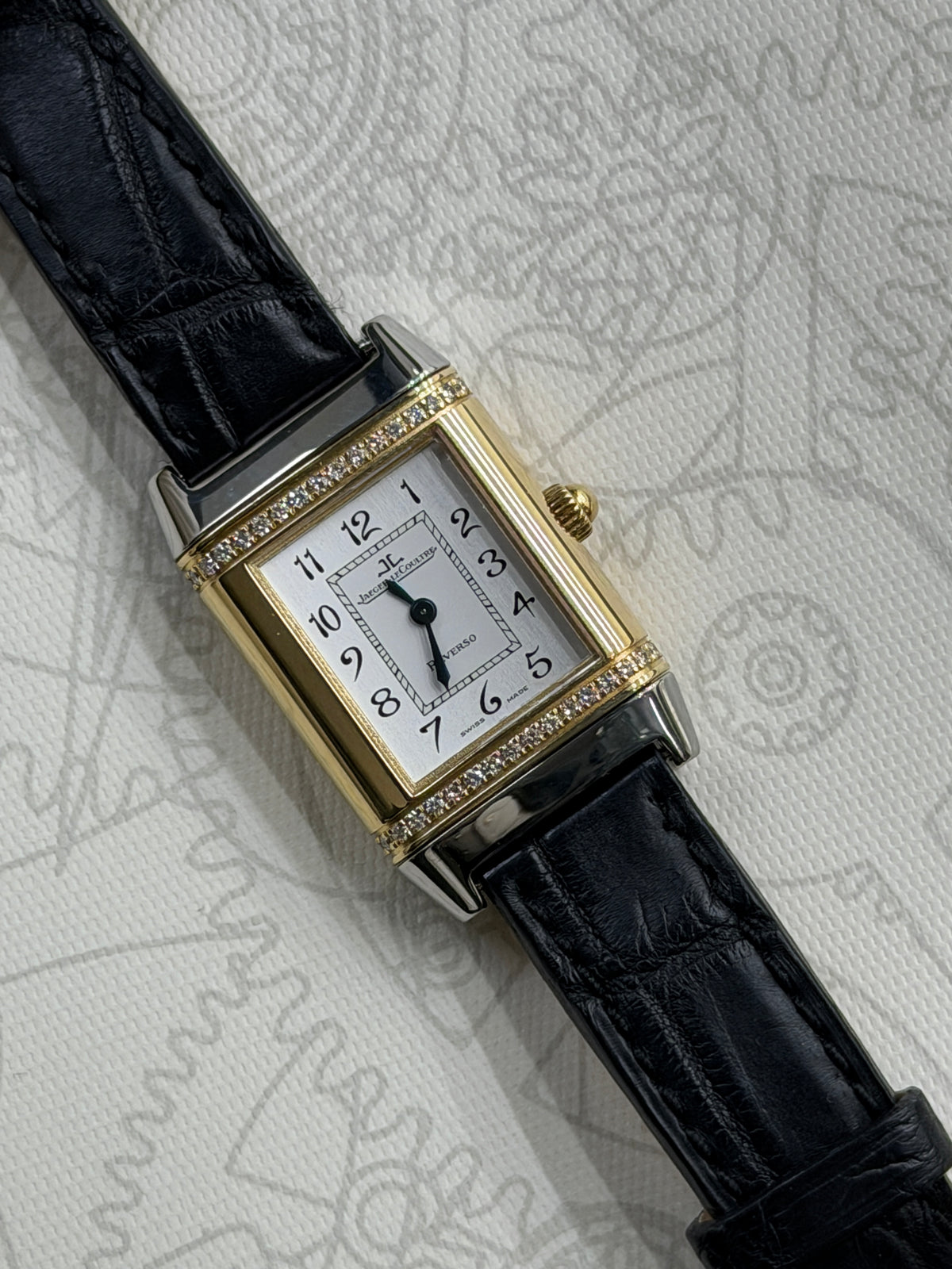 Jaeger-LeCoultre Reverso Lady - Ref.2655420 - Factory Diamonds - Year 1997