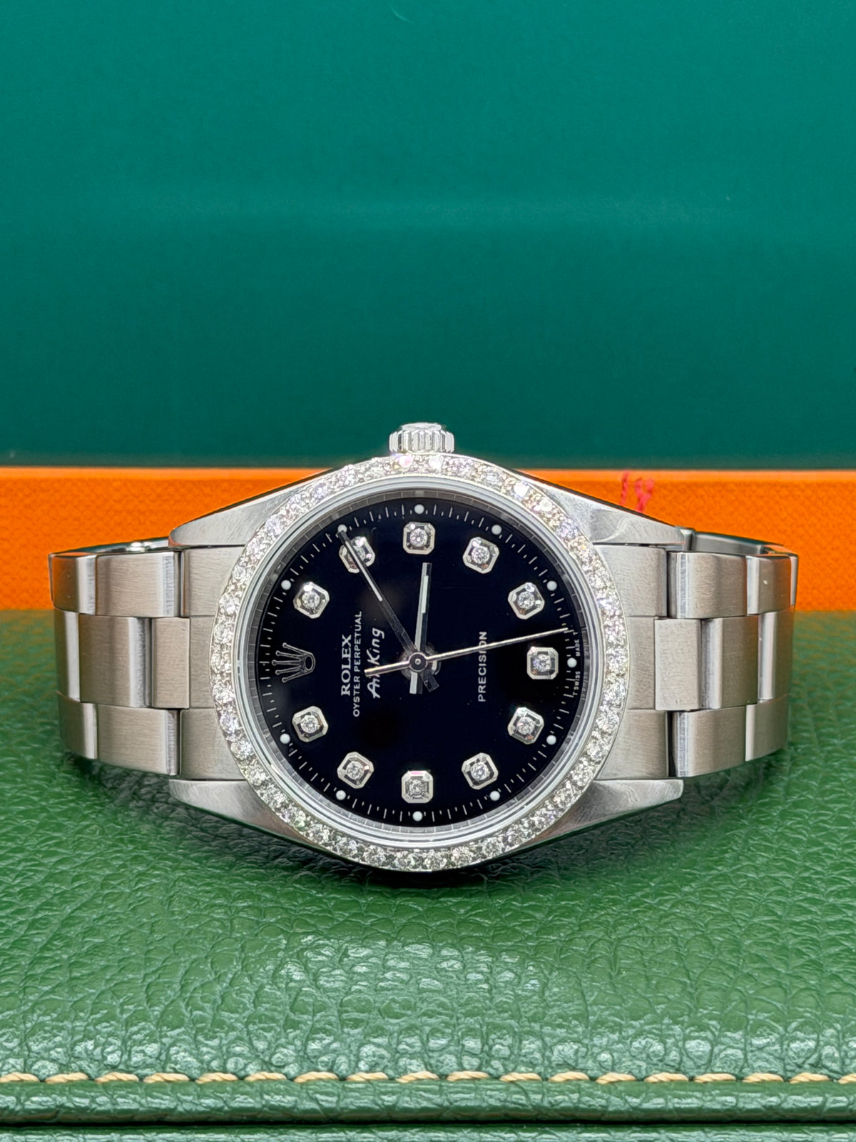 Rolex Air King 34mm - Ref. 14000M - Aftermarket Bezel & Dial