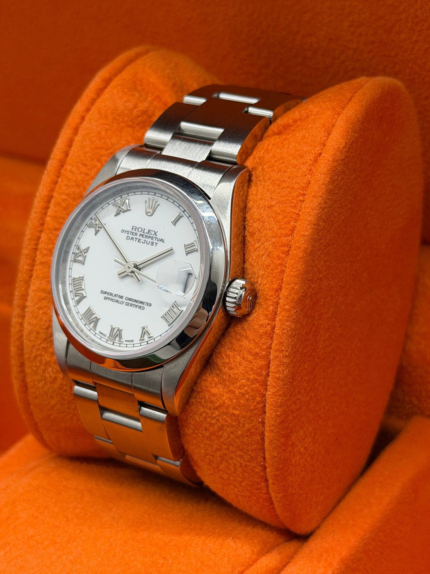 Rolex Datejust 31 Ref.68240 - White Roma Dial - Year 1999