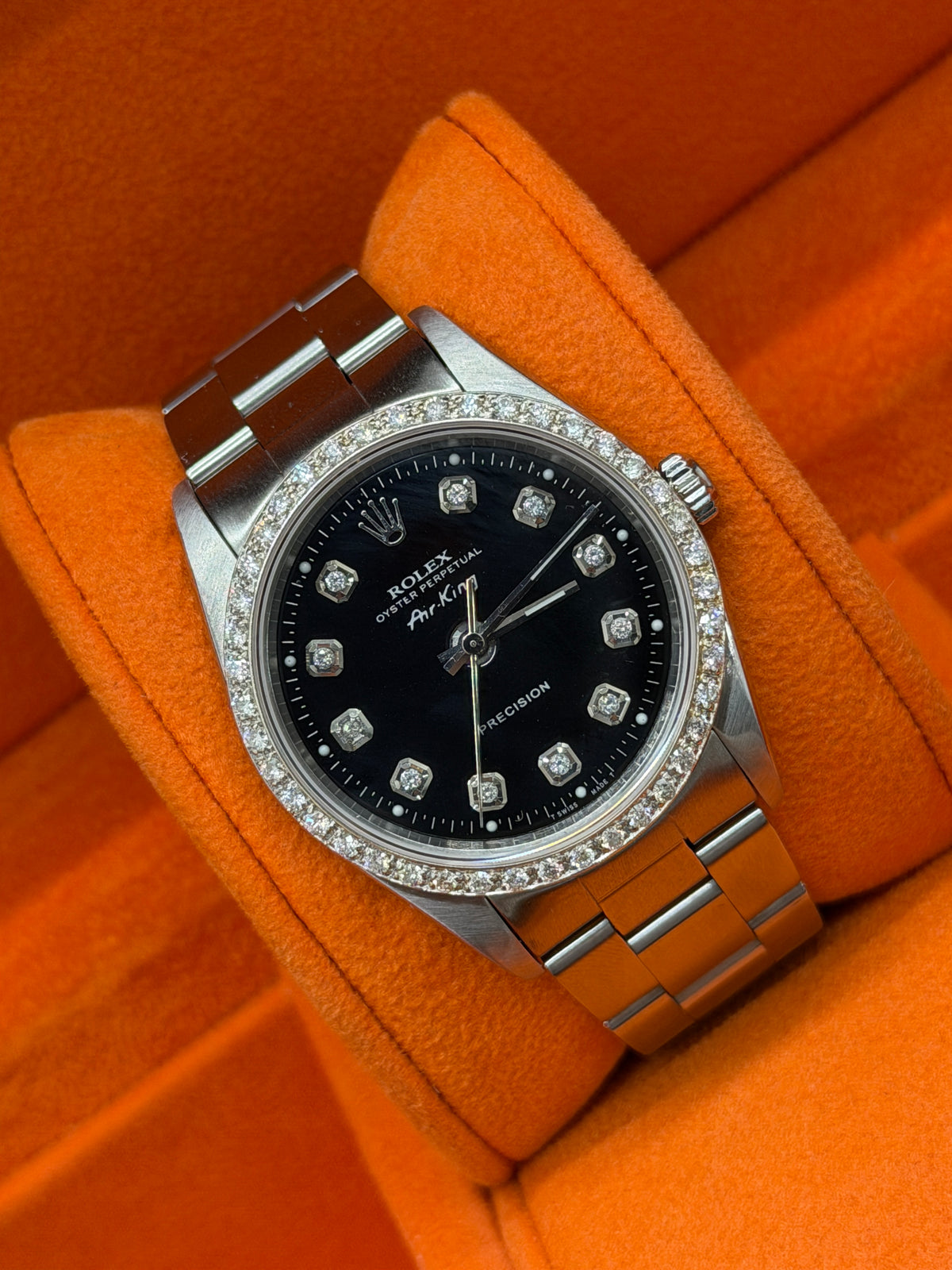 Rolex Air King 34mm - Ref. 14000M - Aftermarket Bezel & Dial