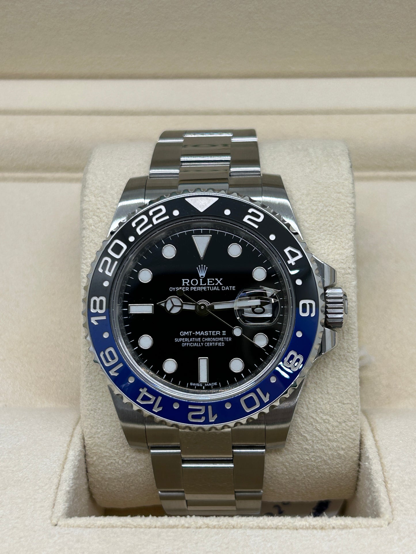 Rolex GMT-Master II "Batman" - Ref 116710BLNR - Year 2014