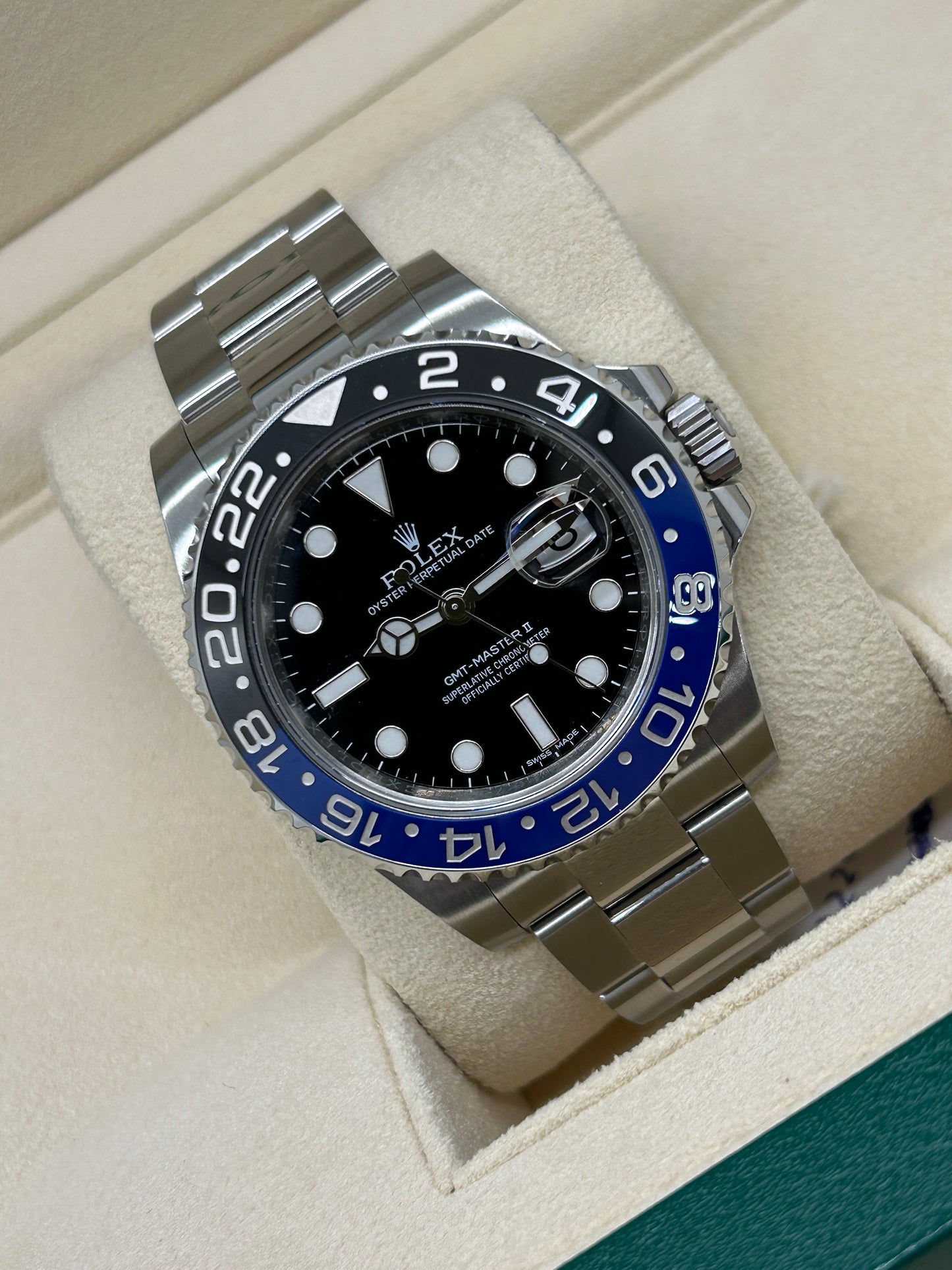 Rolex GMT-Master II "Batman" - Ref 116710BLNR - Year 2014