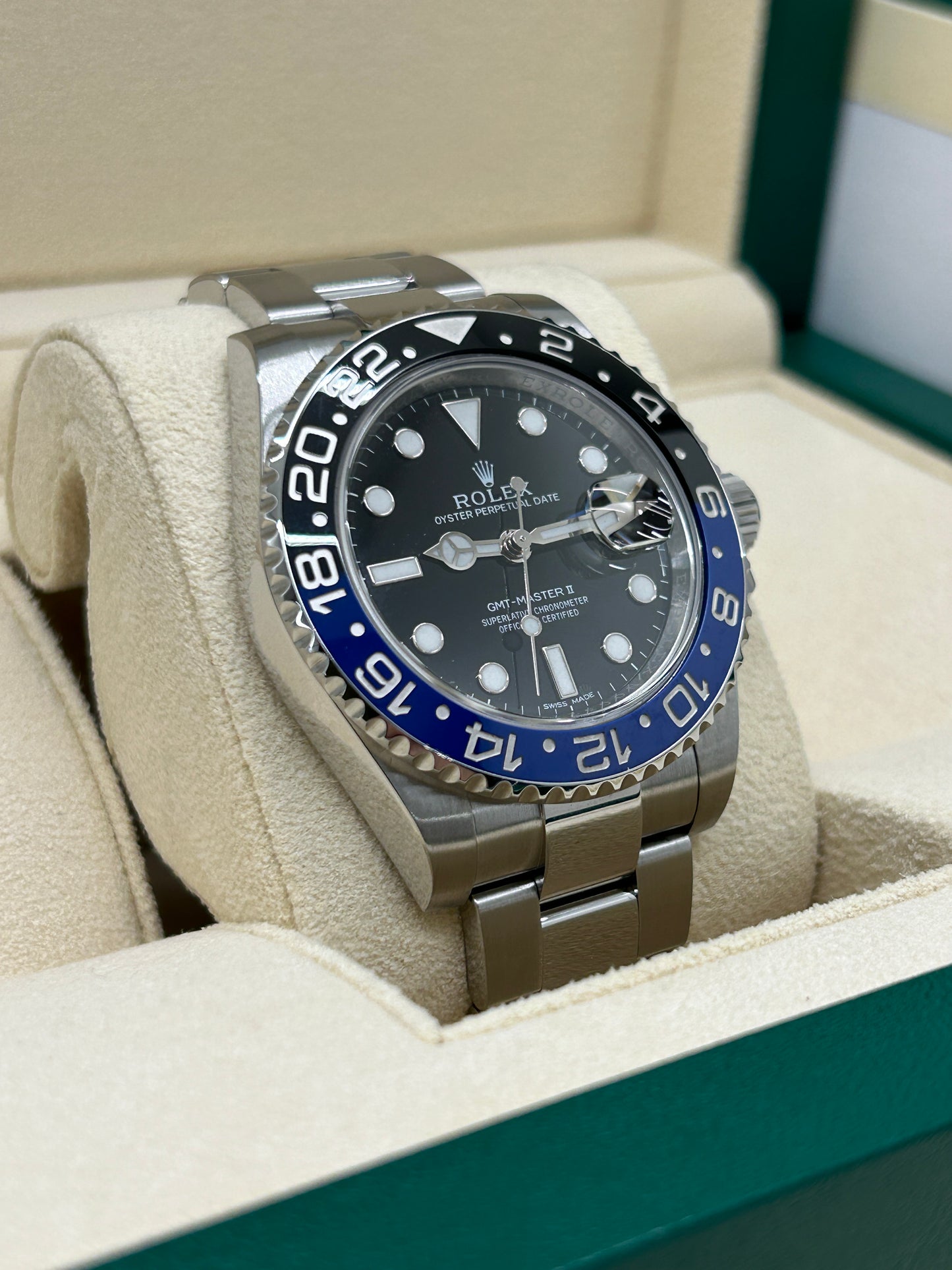 Rolex GMT-Master II "Batman" - Ref 116710BLNR - Year 2014