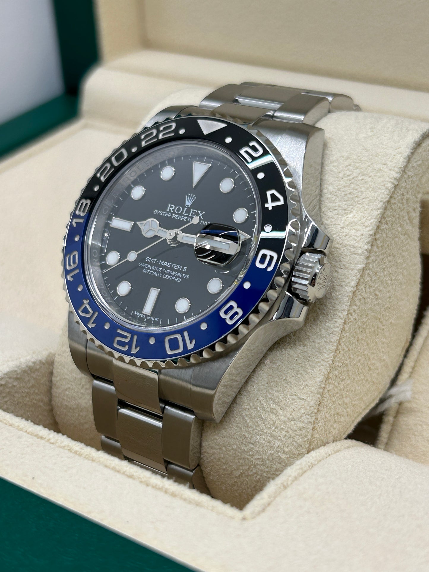 Rolex GMT-Master II "Batman" - Ref 116710BLNR - Year 2014