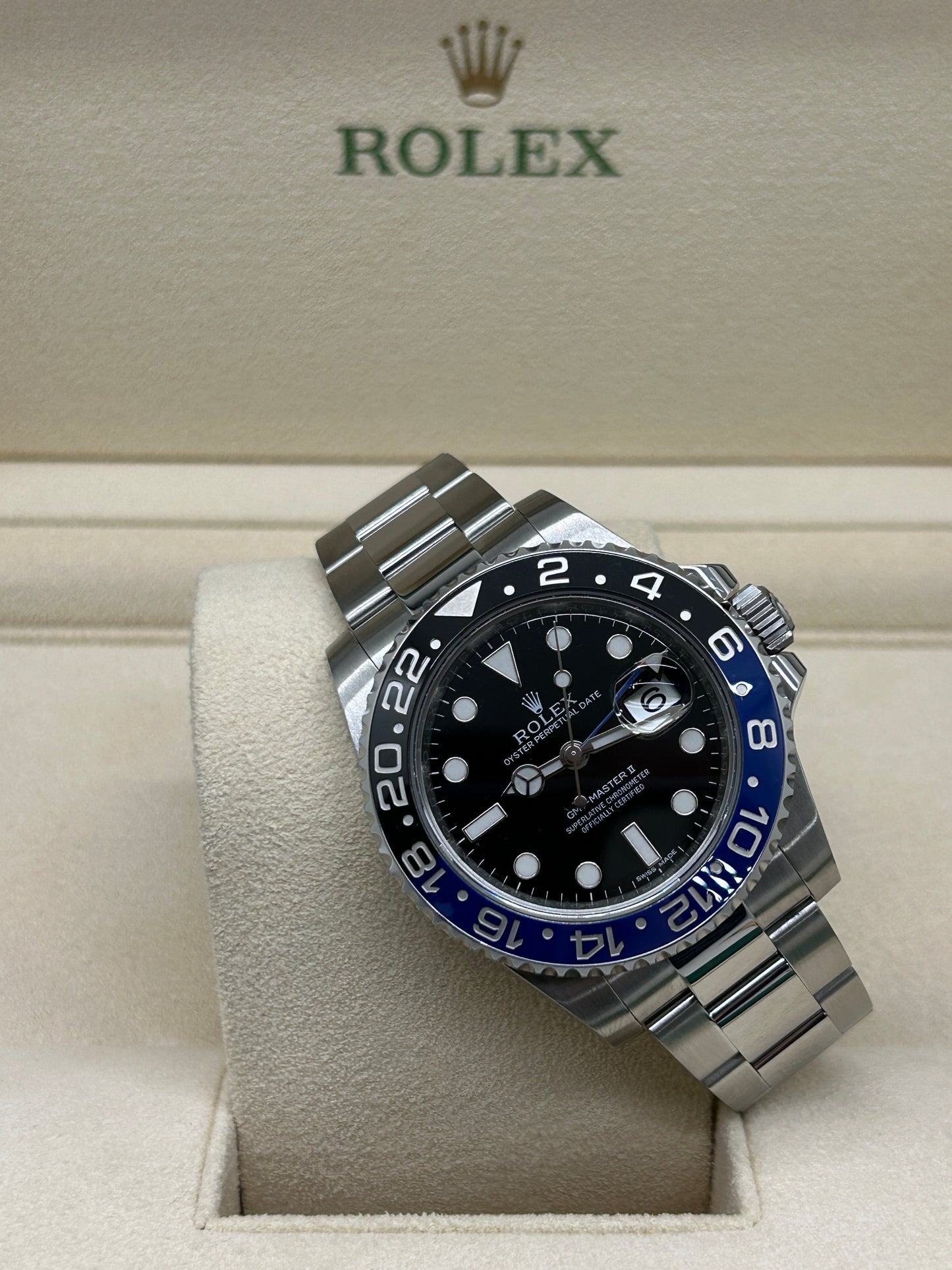Rolex GMT-Master II "Batman" - Ref 116710BLNR - Year 2014