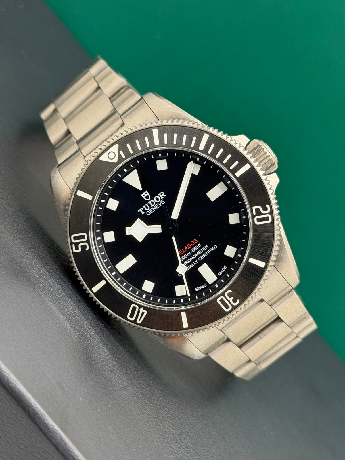 Tudor Pelagos 39mm Titanium - Black Dial - Ref 25407N - Like New 2026 Additional Original Rubber Strap