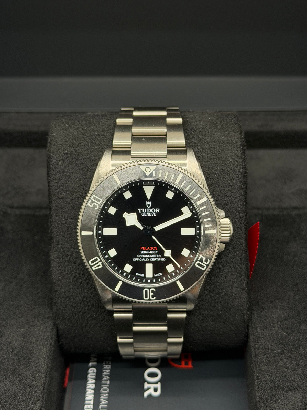 Tudor Pelagos 39mm Titanium - Black Dial - Ref 25407N - Like New 2026 Additional Original Rubber Strap