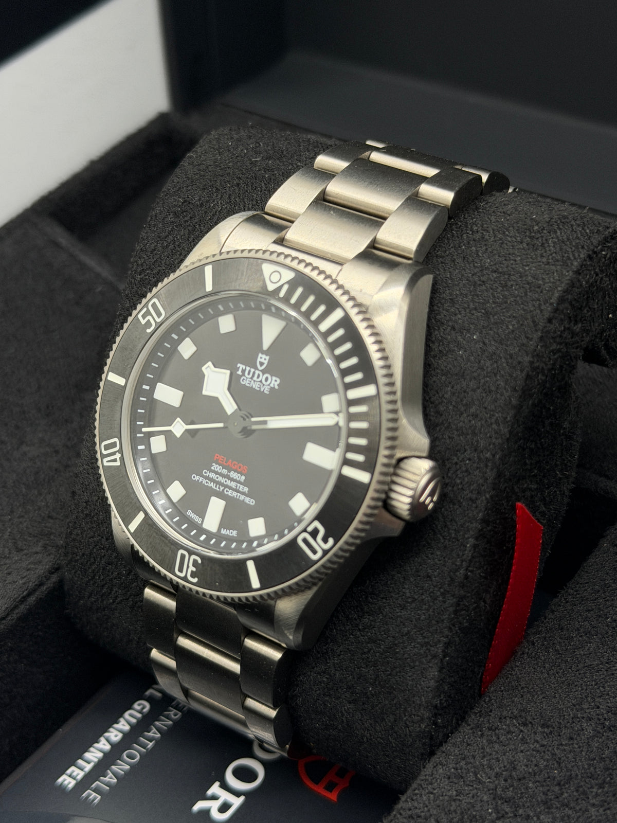 Tudor Pelagos 39mm Titanium - Black Dial - Ref 25407N - Like New 2026 Additional Original Rubber Strap