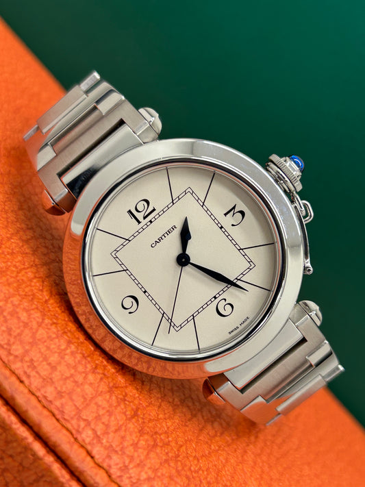 Cartier Pasha 42mm Automatic - White Dial - Ref 2730