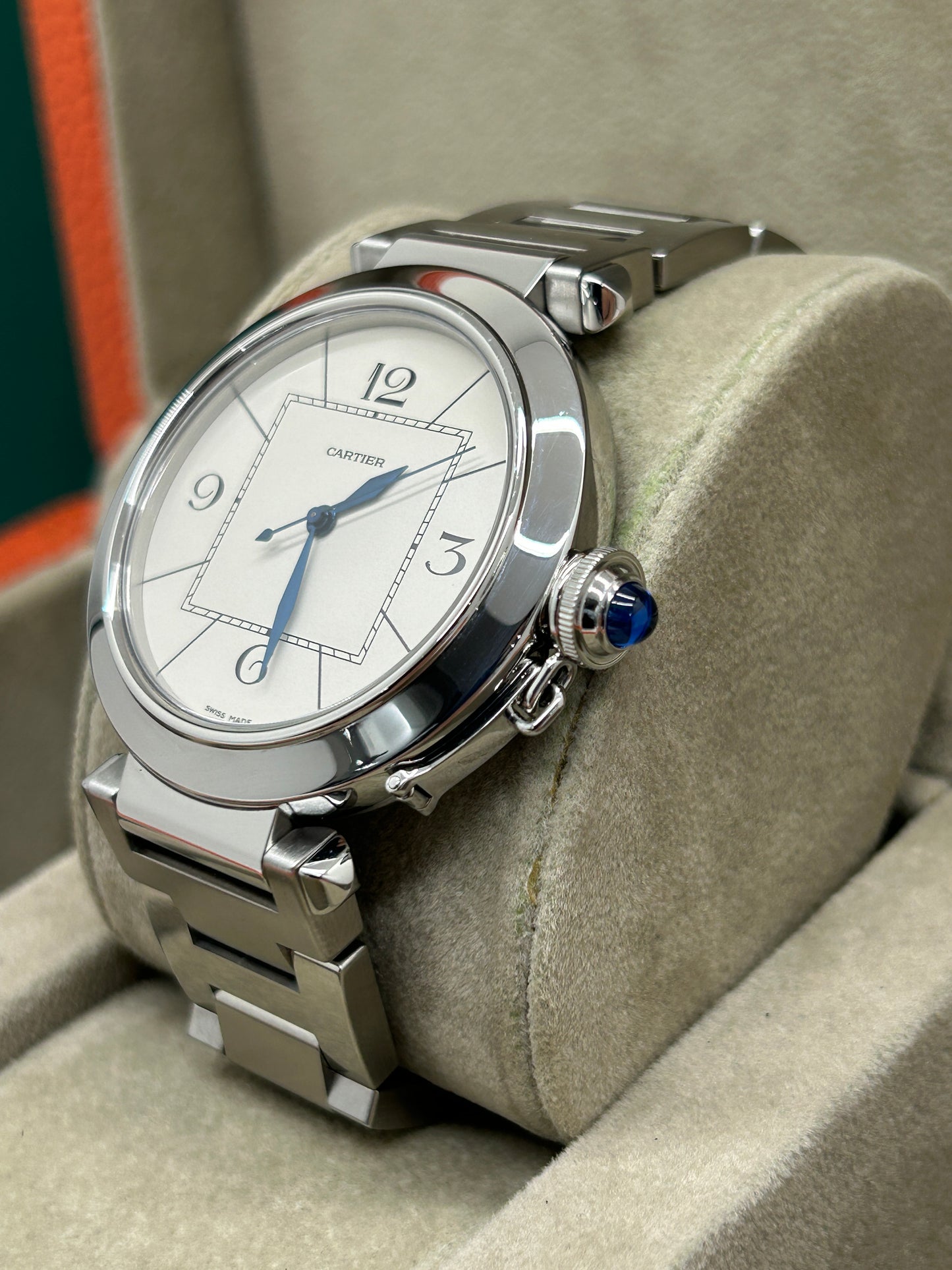 Cartier Pasha 42mm Automatic - White Dial - Ref 2730