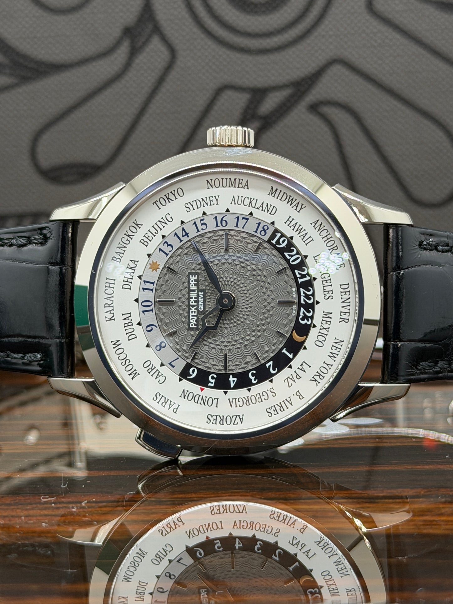 Patek Philippe World Time White Gold Ref. 5230G-014 - Year 2019