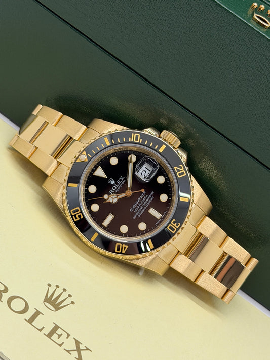 Rolex Submariner Date 18Kt Yellow Gold - Ref.116618LN - Year 2008