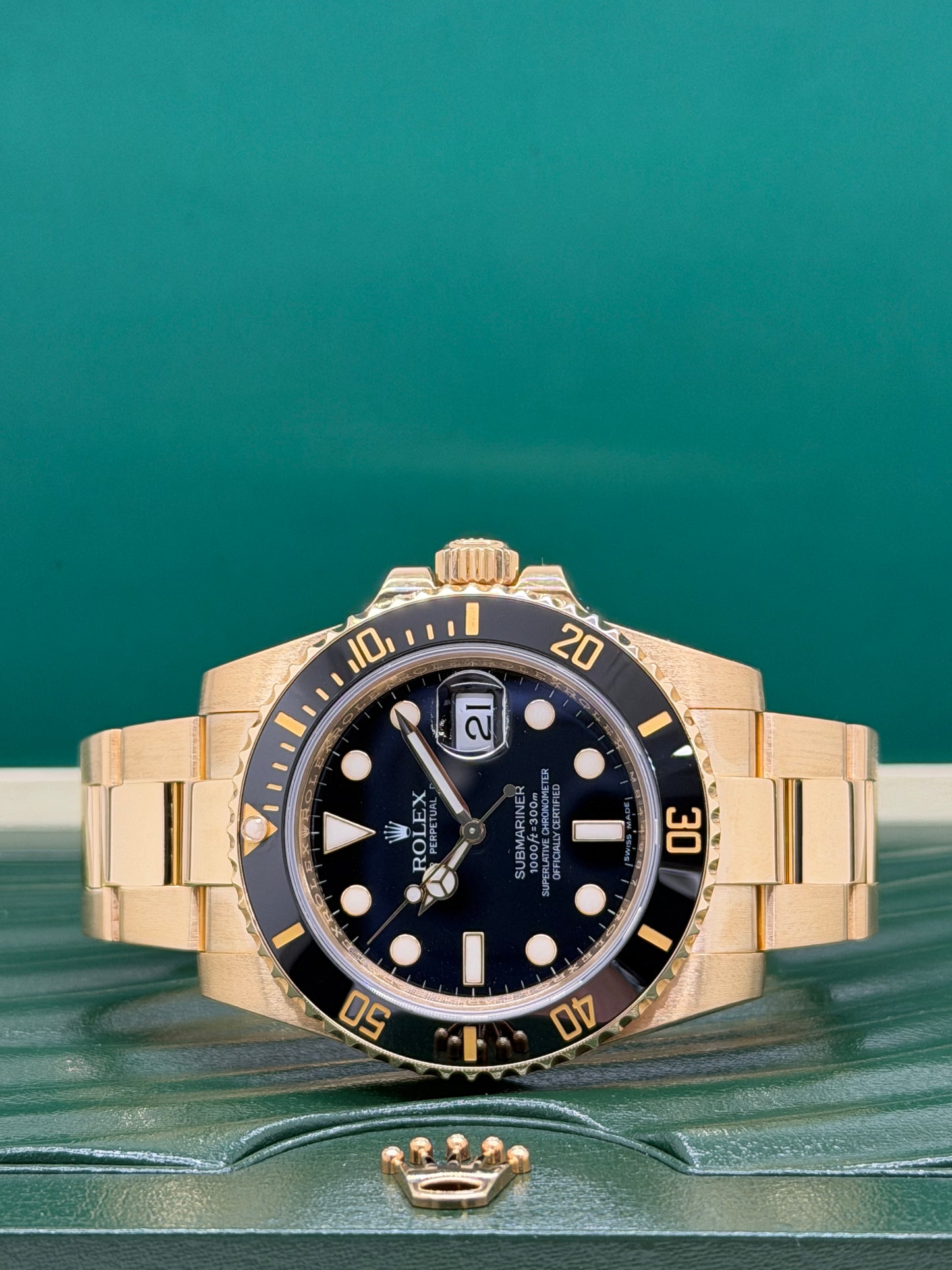 Rolex Submariner Date 18Kt Yellow Gold - Ref.116618LN - Year 2008