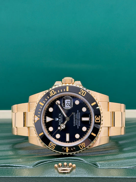 Rolex Submariner Date 18Kt Yellow Gold - Ref.116618LN - Year 2008