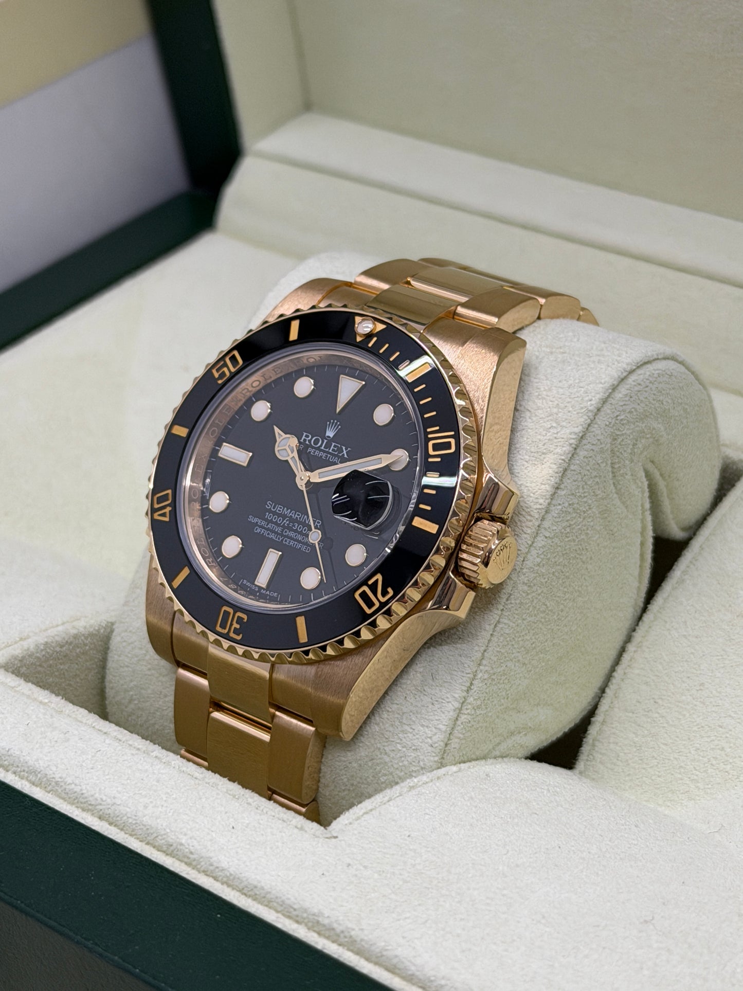 Rolex Submariner Date 18Kt Yellow Gold - Ref.116618LN - Year 2008