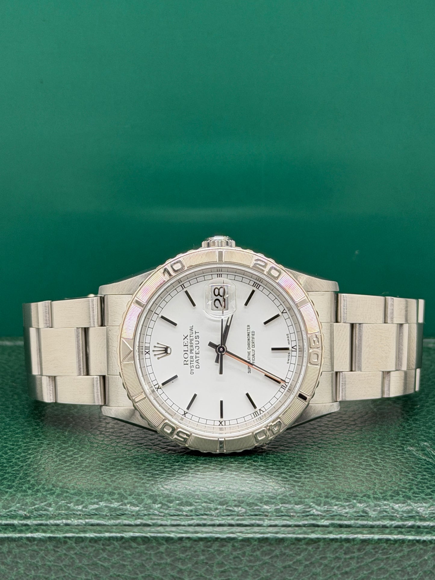 Rolex Datejust Turn-O-Graph Thunderbird 36 - Ref.16264 - White Dial - Year 2000