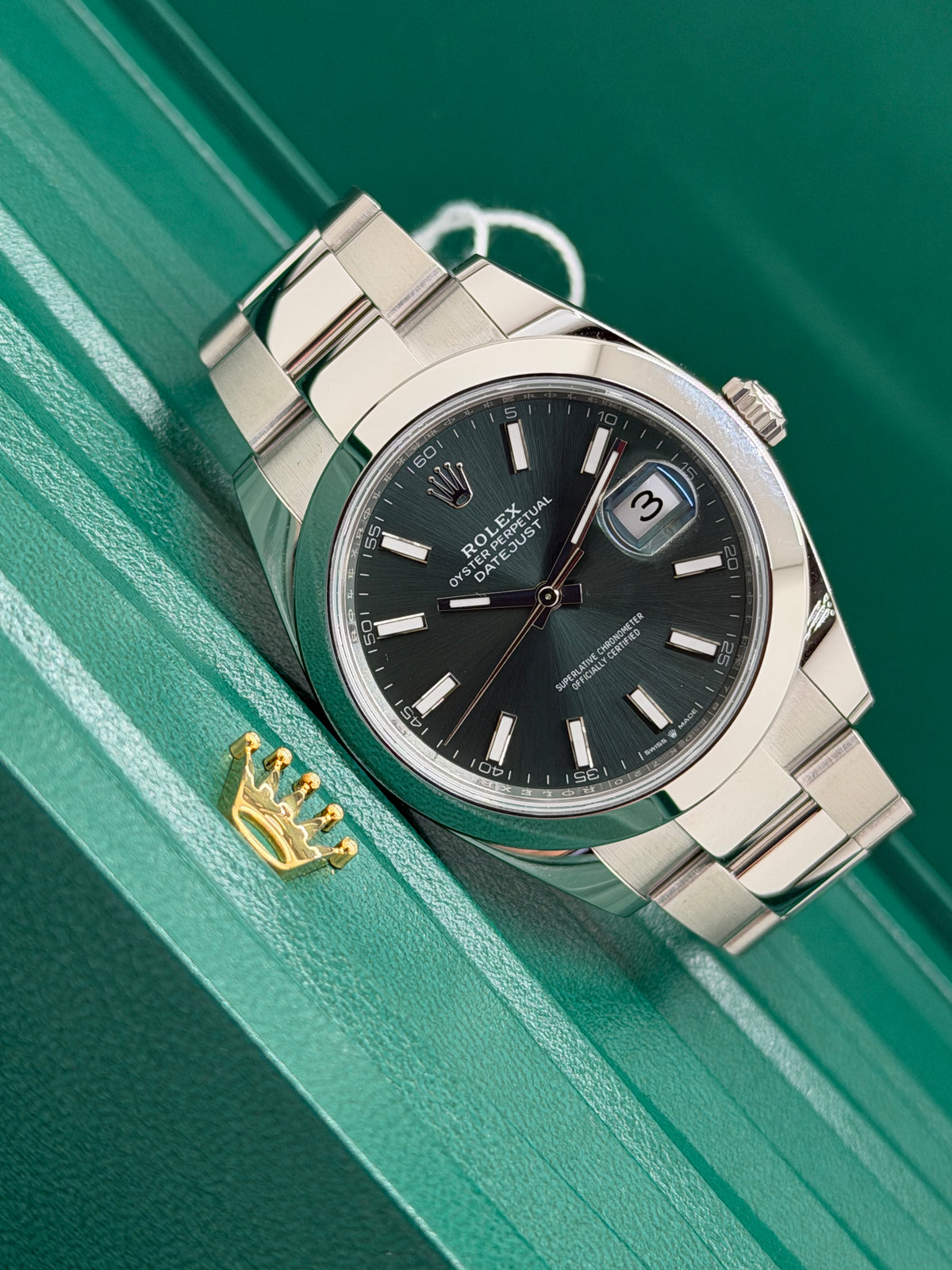 Rolex Datejust 41 - Green Mint Dial - Ref 126300 - New 2026