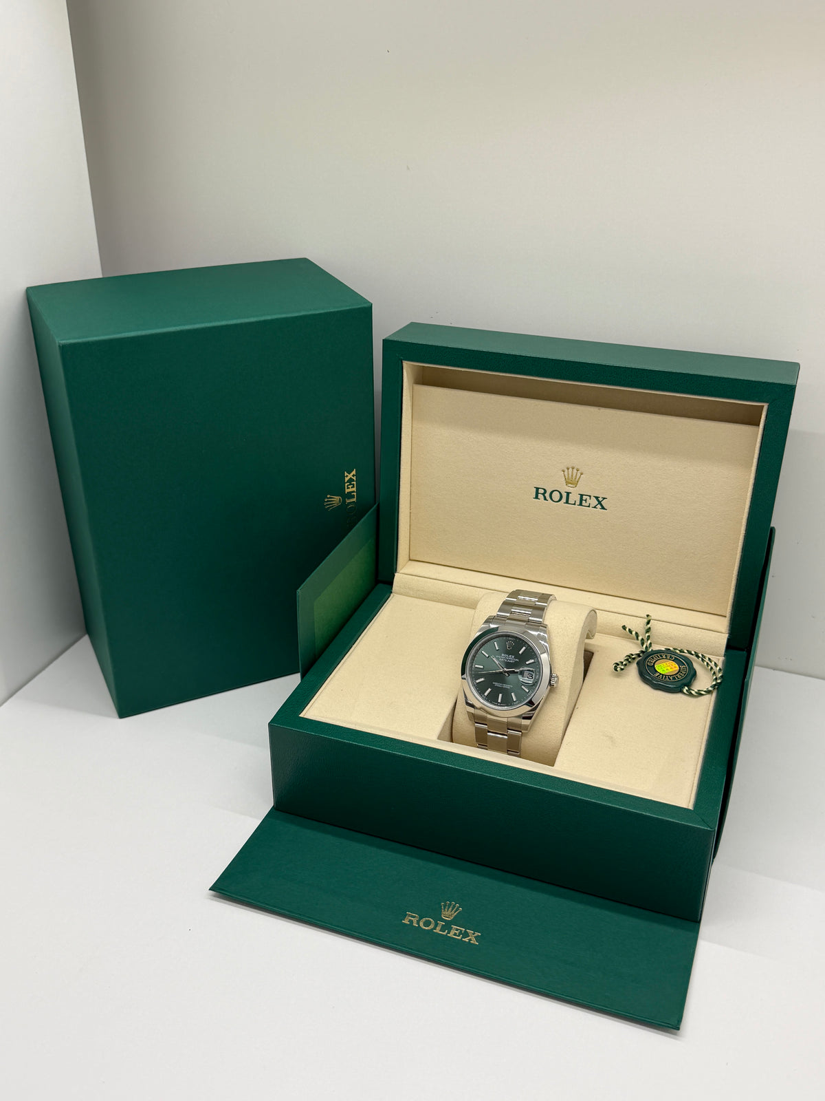 Rolex Datejust 41 - Green Mint Dial - Ref 126300 - New 2026