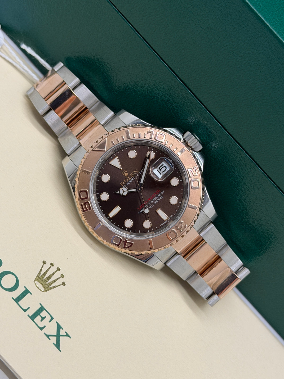 Rolex Yacht-Master 40 - Choco Dial - 18Kt Rose Gold & Steel - Year 2017 Ref 116621