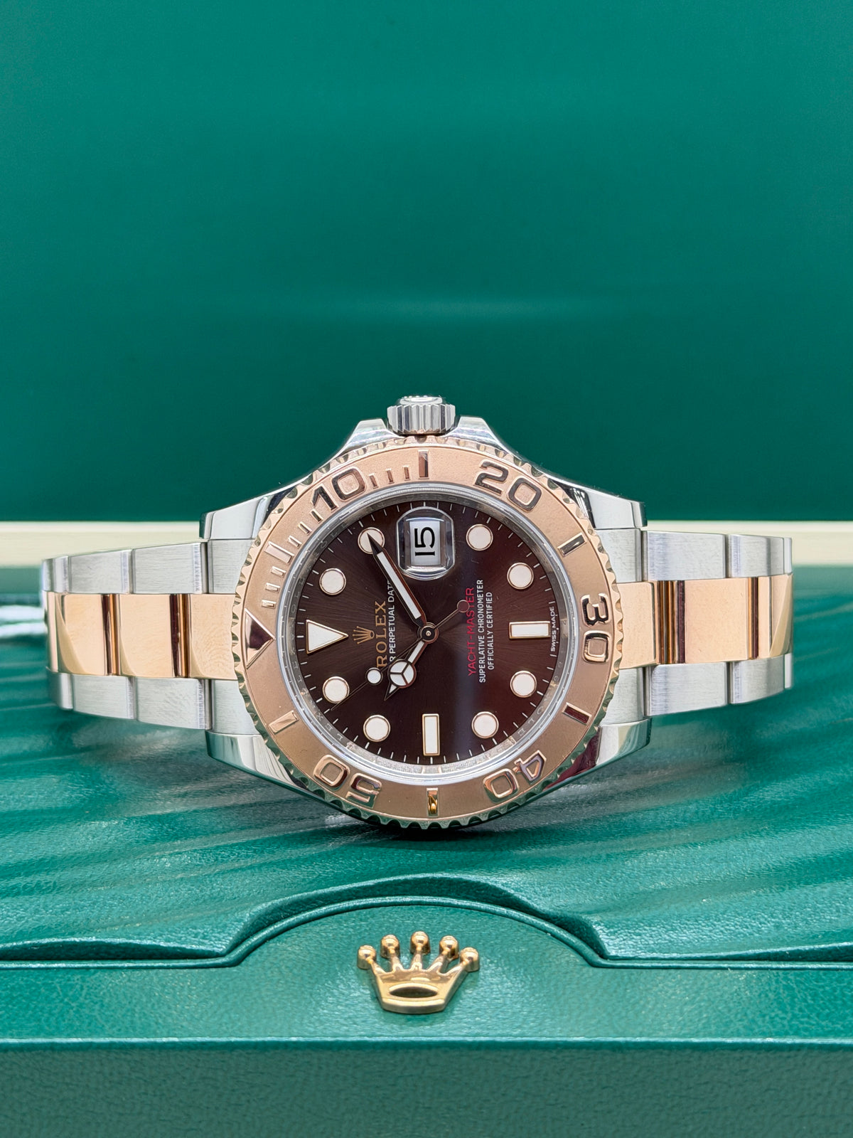 Rolex Yacht-Master 40 - Choco Dial - 18Kt Rose Gold & Steel - Year 2017 Ref 116621