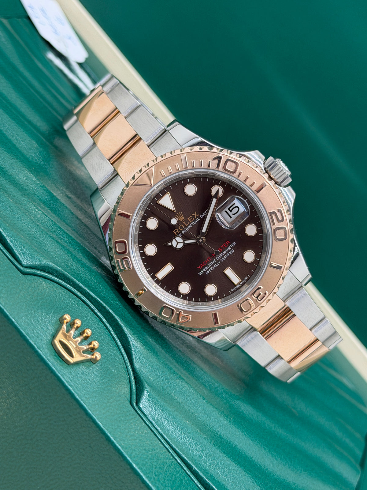 Rolex Yacht-Master 40 - Choco Dial - 18Kt Rose Gold & Steel - Year 2017 Ref 116621