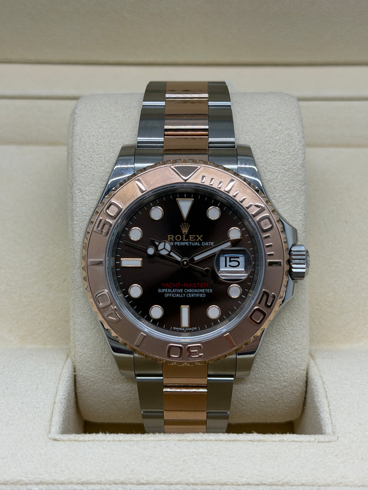 Rolex Yacht-Master 40 - Choco Dial - 18Kt Rose Gold & Steel - Year 2017 Ref 116621
