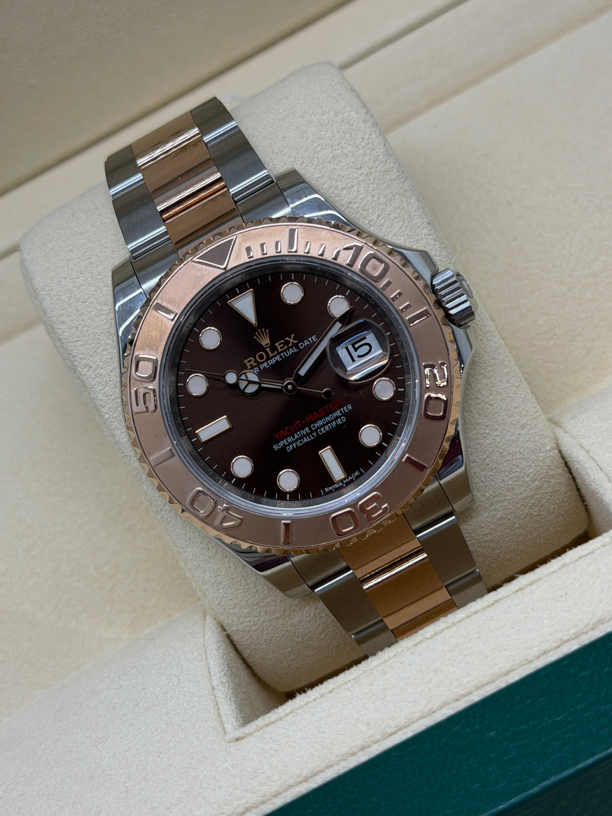 Rolex Yacht-Master 40 - Choco Dial - 18Kt Rose Gold & Steel - Year 2017 Ref 116621