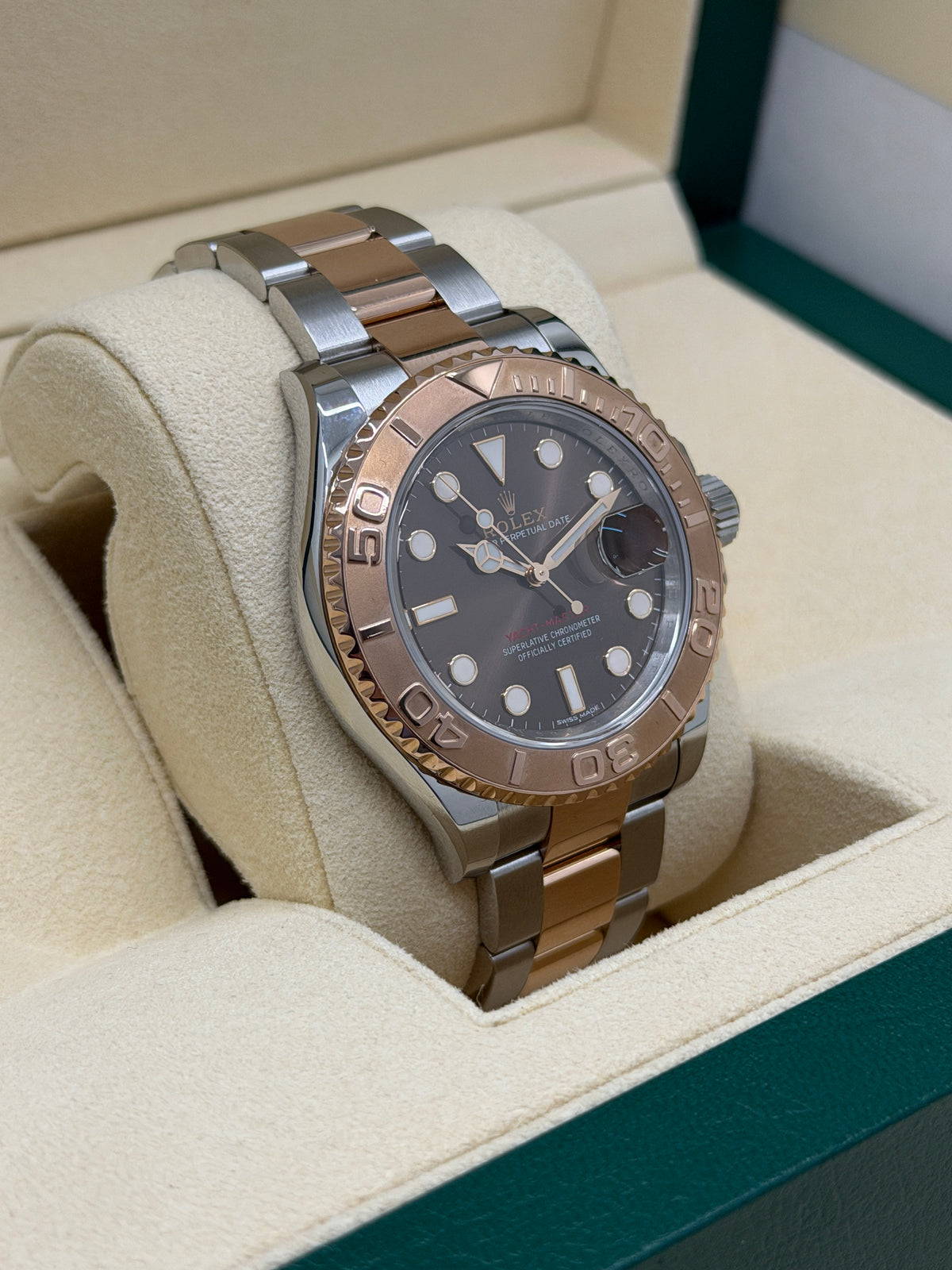 Rolex Yacht-Master 40 - Choco Dial - 18Kt Rose Gold & Steel - Year 2017 Ref 116621