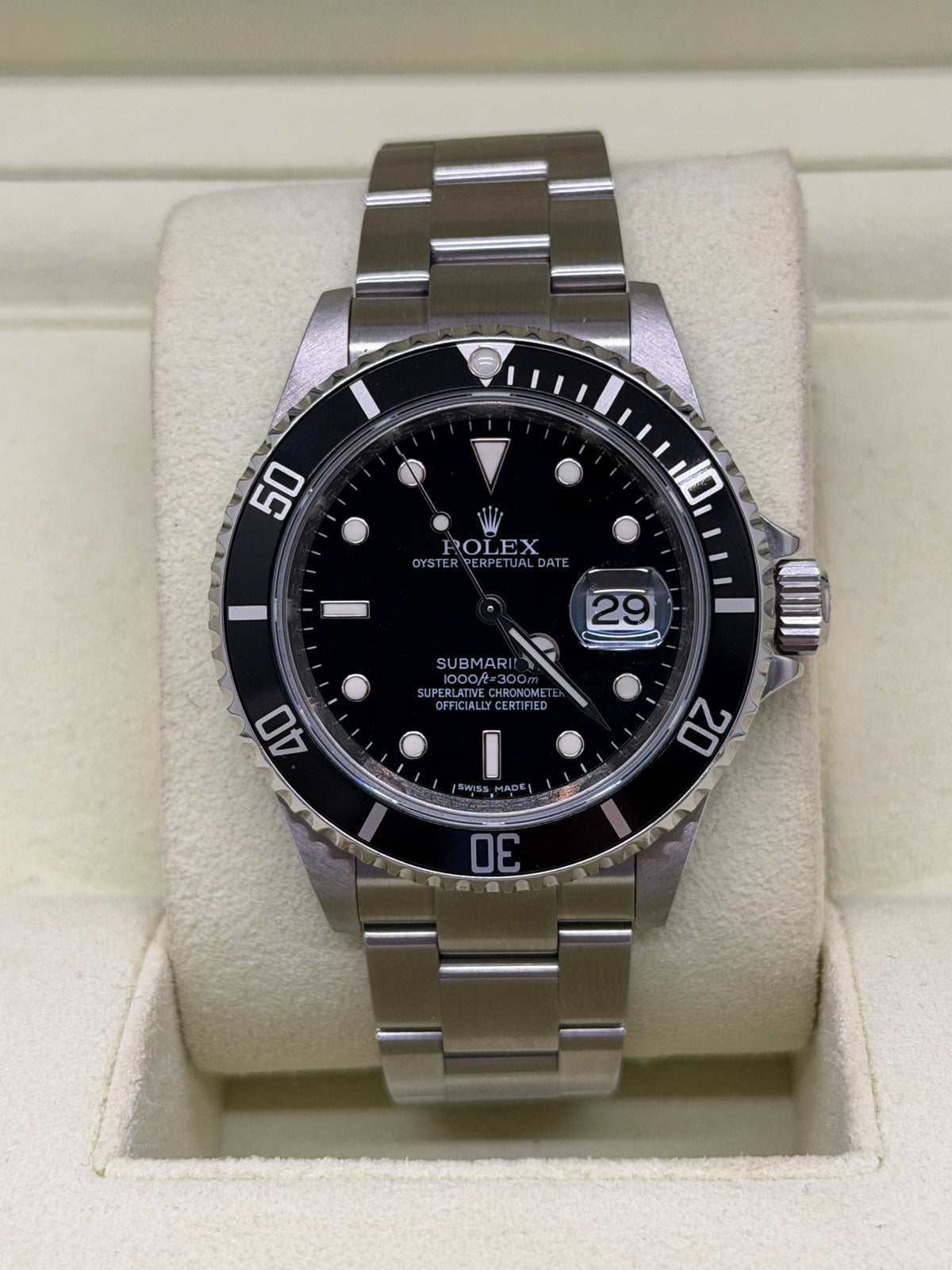 Rolex Submariner Date RRR Card - Ref 16160 - Year 2008