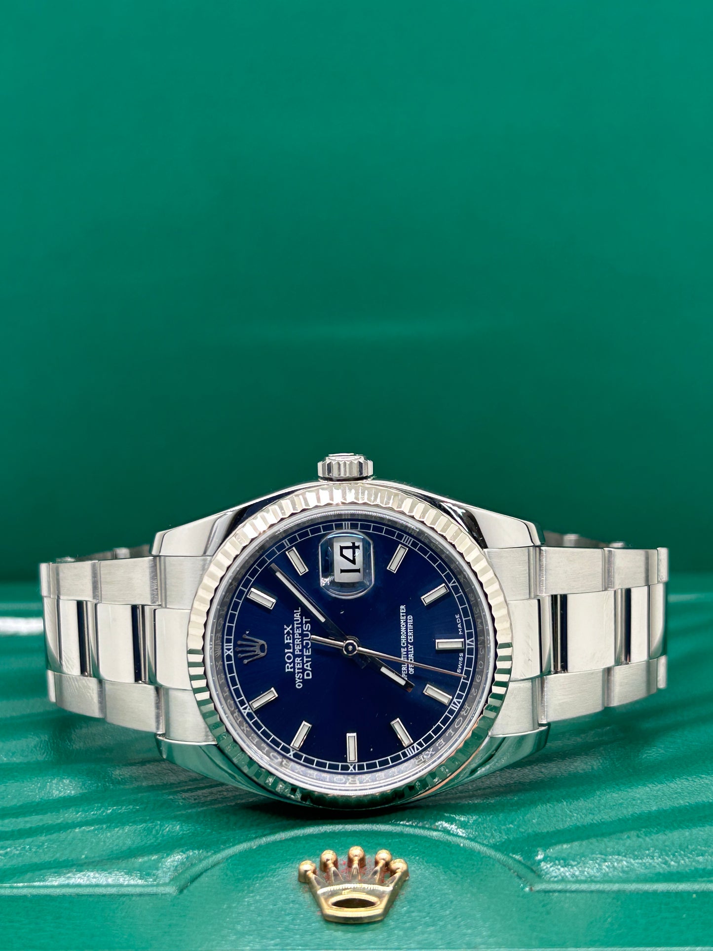 Rolex Datejust 36 - Blue Dial - Ref 116234 - Year 2016