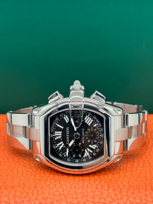 Cartier Roadster Chronograph - Black Dial - Ref 2618