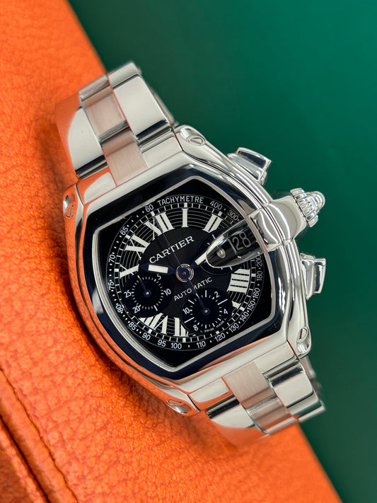 Cartier Roadster Chronograph - Black Dial - Ref 2618