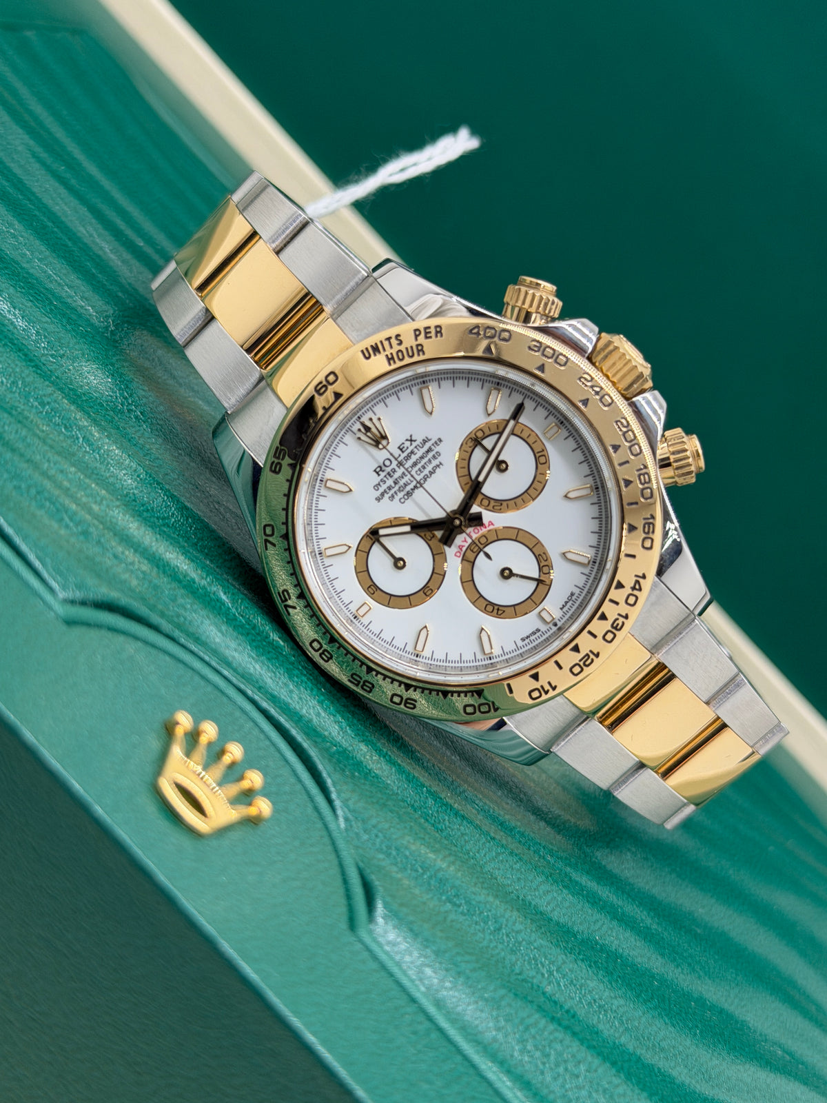 Rolex Daytona 18Kt Yellow Gold & Steel - White Dial - Ref 126503 - Year 2024